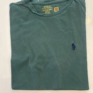 Polo by Ralph Lauren Men's forest Green Tee logo XS